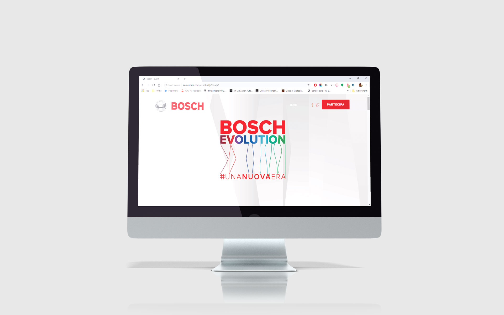 Realizzazione siti web - Bosch_monitor
