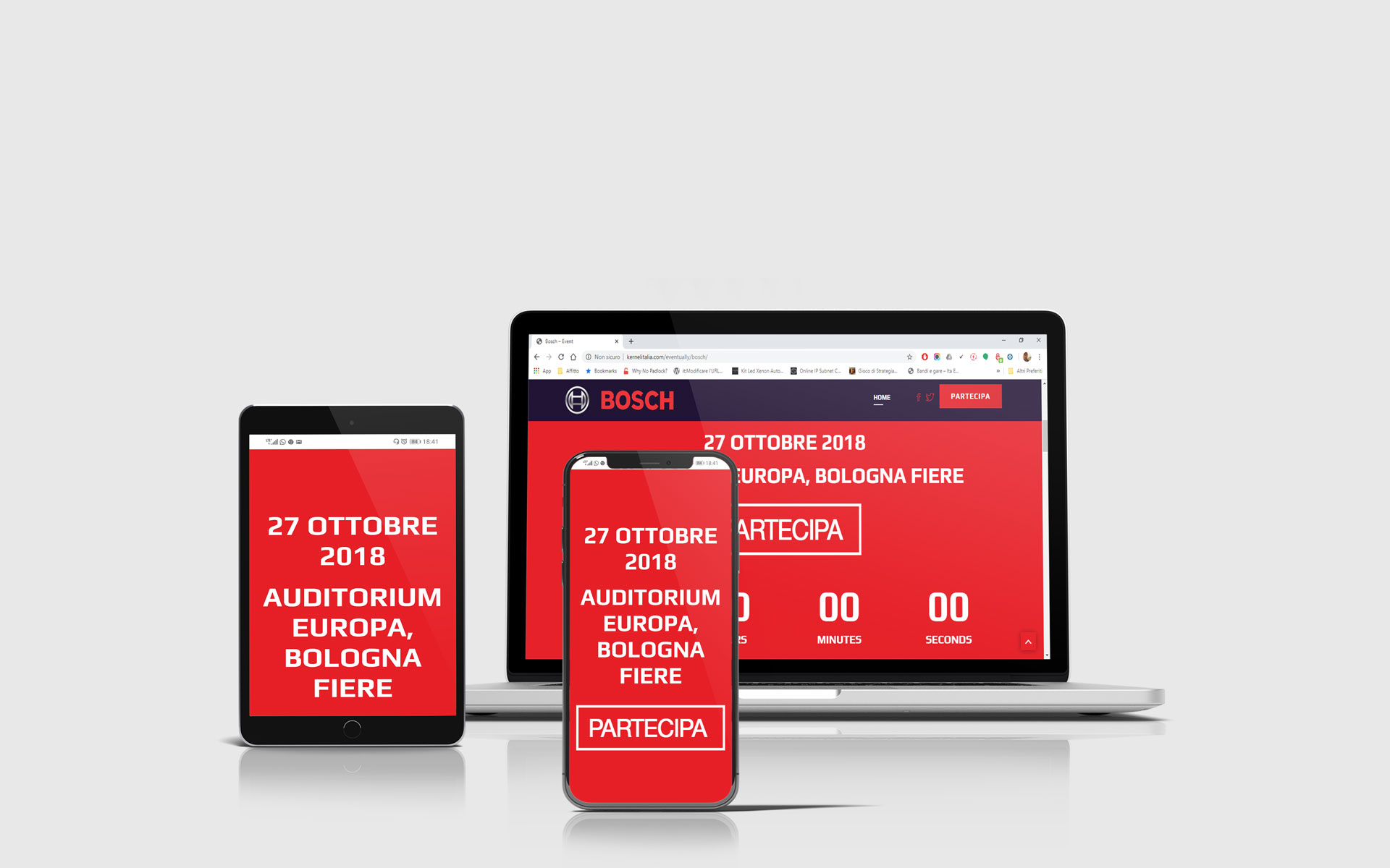 Realizzazione siti web - Bosch_partecipa