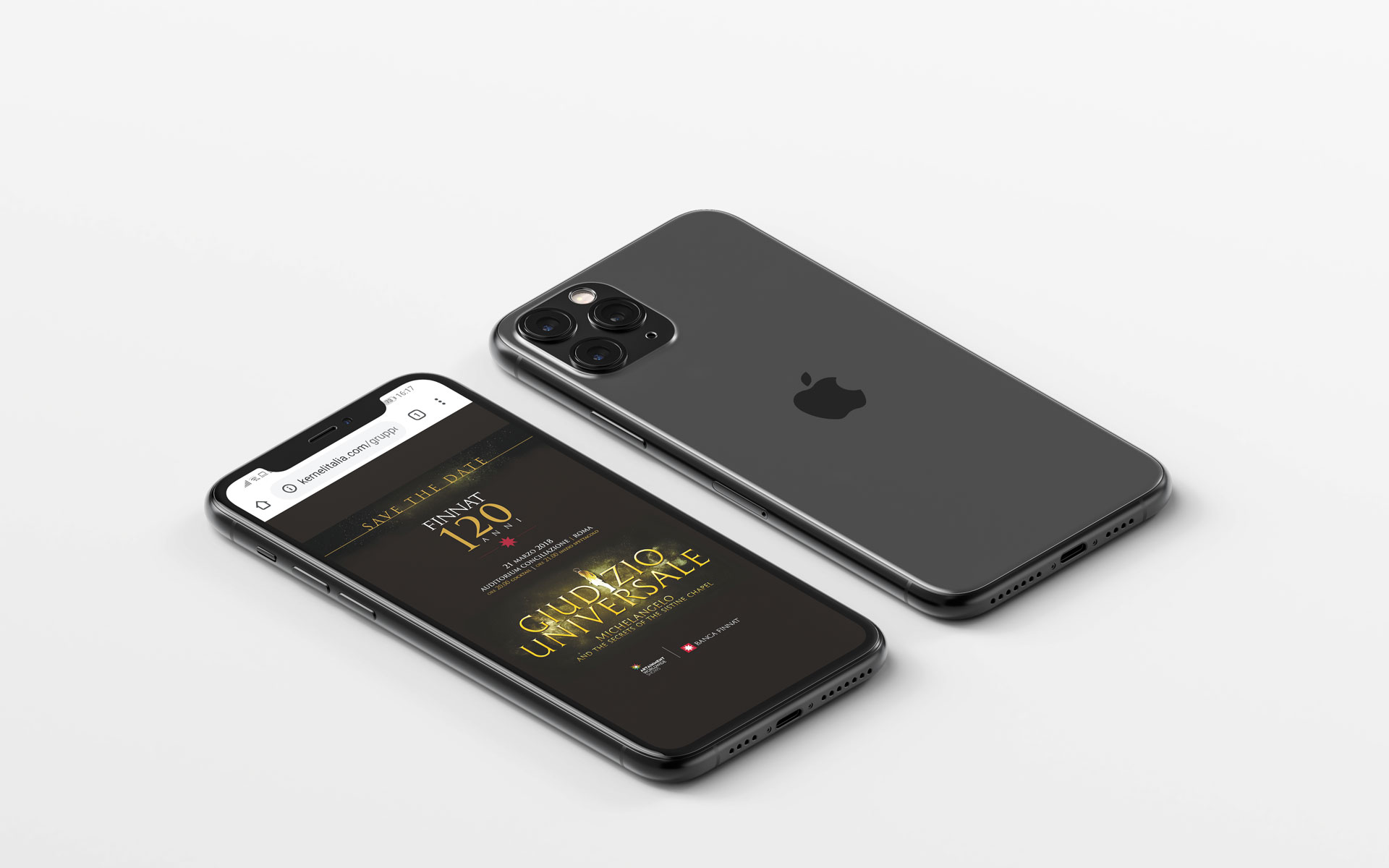 Realizzazione siti web - Finnat120anni_phone1