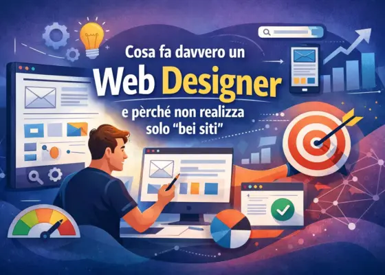 Cosa fa davvero un web designer e perche non realizza solo bei siti