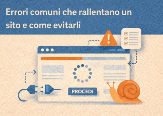 Errori comuni che rallentano un sito e come evitarli