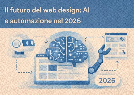 Il futuro del web design AI e automazione nel 2026