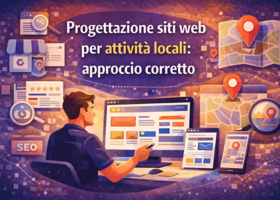 Progettazione siti web per attivita locali approccio corretto